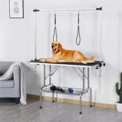 Yaheetech Foldable Retractable Bath Dog & Cat Grooming Table 10 Yaheetech Foldable Retractable Bath Dog & Cat Grooming Table -Pet Wellness 347236 PT2. AC SS1800 V1639011776