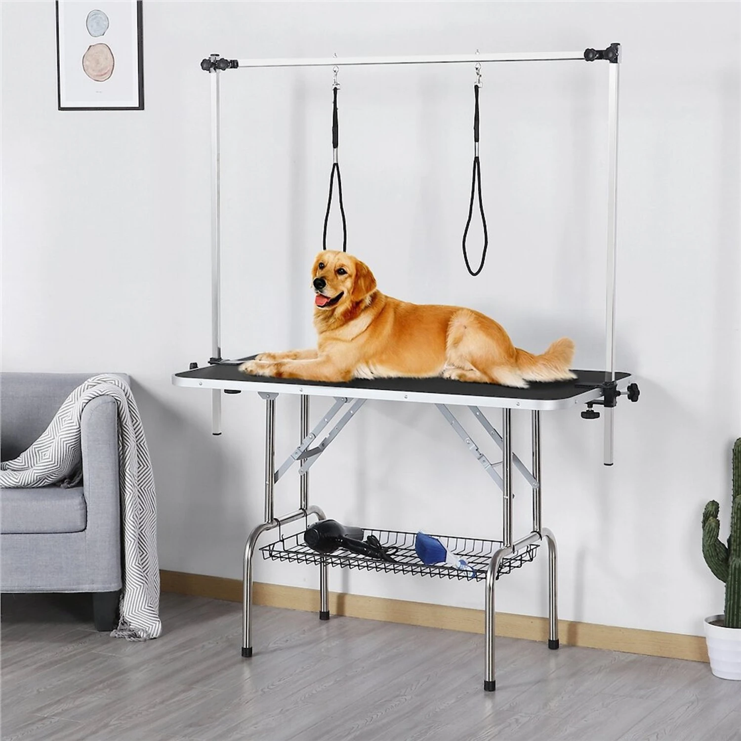 Yaheetech Foldable Retractable Bath Dog & Cat Grooming Table 3 Yaheetech Foldable Retractable Bath Dog & Cat Grooming Table - Image 3