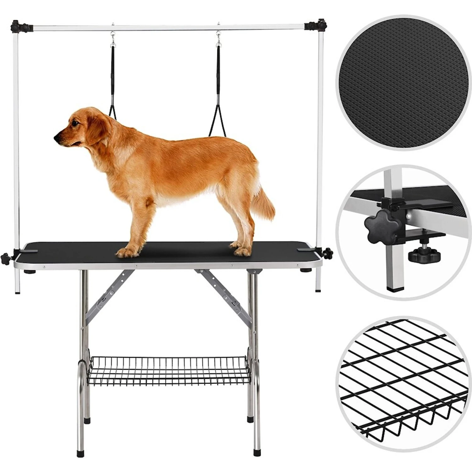 Yaheetech Foldable Retractable Bath Dog & Cat Grooming Table 4 Yaheetech Foldable Retractable Bath Dog & Cat Grooming Table - Image 4