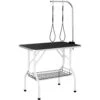 Yaheetech Folding Dog & Cat Grooming Table, Black