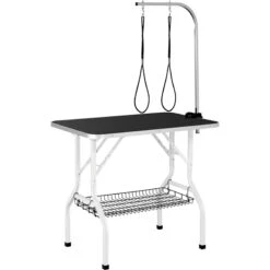 Yaheetech Folding Dog & Cat Grooming Table, Black