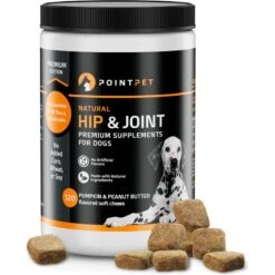 PointPet Glucosamine Peanut Butter & Pumpkin Flavored Hip & Joint Support Soft Chews Dog Supplement, 120 Count 15 PointPet Glucosamine Peanut Butter & Pumpkin Flavored Hip & Joint Support Soft Chews Dog Supplement, 120 Count -Pet Wellness 347410 PT7. AC SS1800 V1669387431