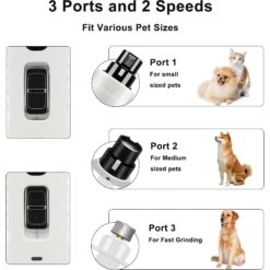 PATPET 2 LED Quiet Medium & Large Dog & Cat Nail Grinder 11 PATPET 2 LED Quiet Medium & Large Dog & Cat Nail Grinder -Pet Wellness 348158 PT4. AC SS1800 V1672947023