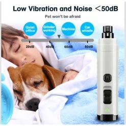 PATPET 2 LED Quiet Medium & Large Dog & Cat Nail Grinder 13 PATPET 2 LED Quiet Medium & Large Dog & Cat Nail Grinder -Pet Wellness 348158 PT6. AC SS1800 V1672947974
