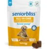 Vetnique Labs Seniorbliss Daily All-In-One Glucosamine & Probiotic Senior Hickory Chicken Soft Chews Senior Dog Supplement