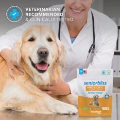 Vetnique Labs Seniorbliss Dog Probiotic Supplement Hickory Chicken & Bacon Soft Chews Digestive Supplement For Senior Dogs -Pet Wellness 349082 PT6. AC SS1800 V1644921151