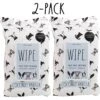 Rae Dunn WIPE. Aloe & Vitamin E Coconut Vanilla Scent Dog Wipes, 150 Count, 2 Pack