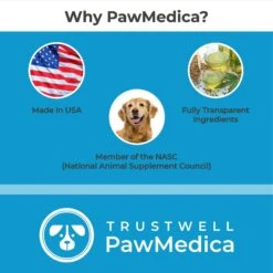 PawMedica Stop Scooting Dog Supplements -Pet Wellness 354272 PT3. AC SS1800 V1639764684