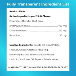 PawMedica Stop Scooting Dog Supplements -Pet Wellness 354272 PT4. AC SS1800 V1639764699