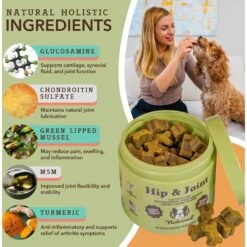 Natural Dog Company Hip & Joint Dog Supplement, 90 Count -Pet Wellness 354347 PT2. AC SS1800 V1701882925