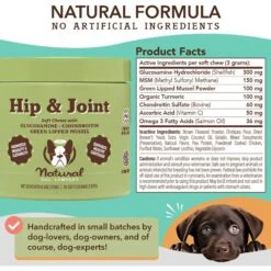 Natural Dog Company Hip & Joint Dog Supplement, 90 Count -Pet Wellness 354347 PT8. AC SS1800 V1660255555
