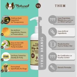 Natural Dog Company Liquid Glucosamine Hip & Joint Oil, 16-oz Bottle 10 Natural Dog Company Liquid Glucosamine Hip & Joint Oil, 16-oz Bottle -Pet Wellness 354354 PT3. AC SS1800 V1701882324