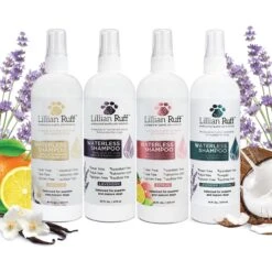 Lillian Ruff Waterless Lavender Dog & Cat Shampoo, 16-oz Bottle -Pet Wellness 354498 PT6. AC SS1800 V1640042251