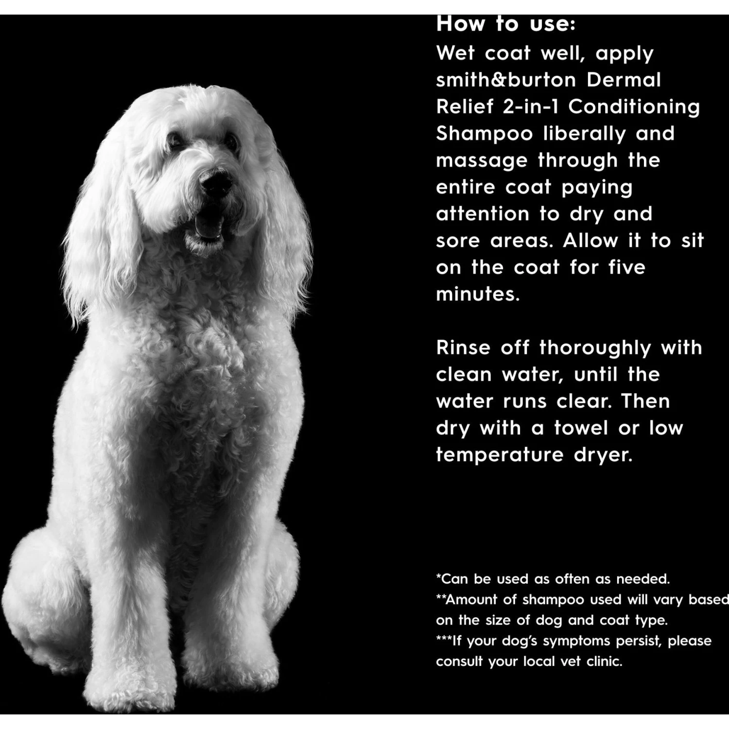 Smith&burton Dermal Relief 2-IN-1 Dog & Cat Conditioning Shampoo, 16.9-oz Bottle 6 Smith&burton Dermal Relief 2-IN-1 Dog & Cat Conditioning Shampoo, 16.9-oz Bottle - Image 6