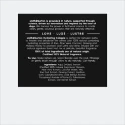 Smith&burton Hydrating Dog & Cat Cologne, Scent No.1, 4.2-oz Bottle 14 Smith&burton Hydrating Dog & Cat Cologne, Scent No.1, 4.2-oz Bottle -Pet Wellness 356031 PT6. AC SS1800 V1662061788