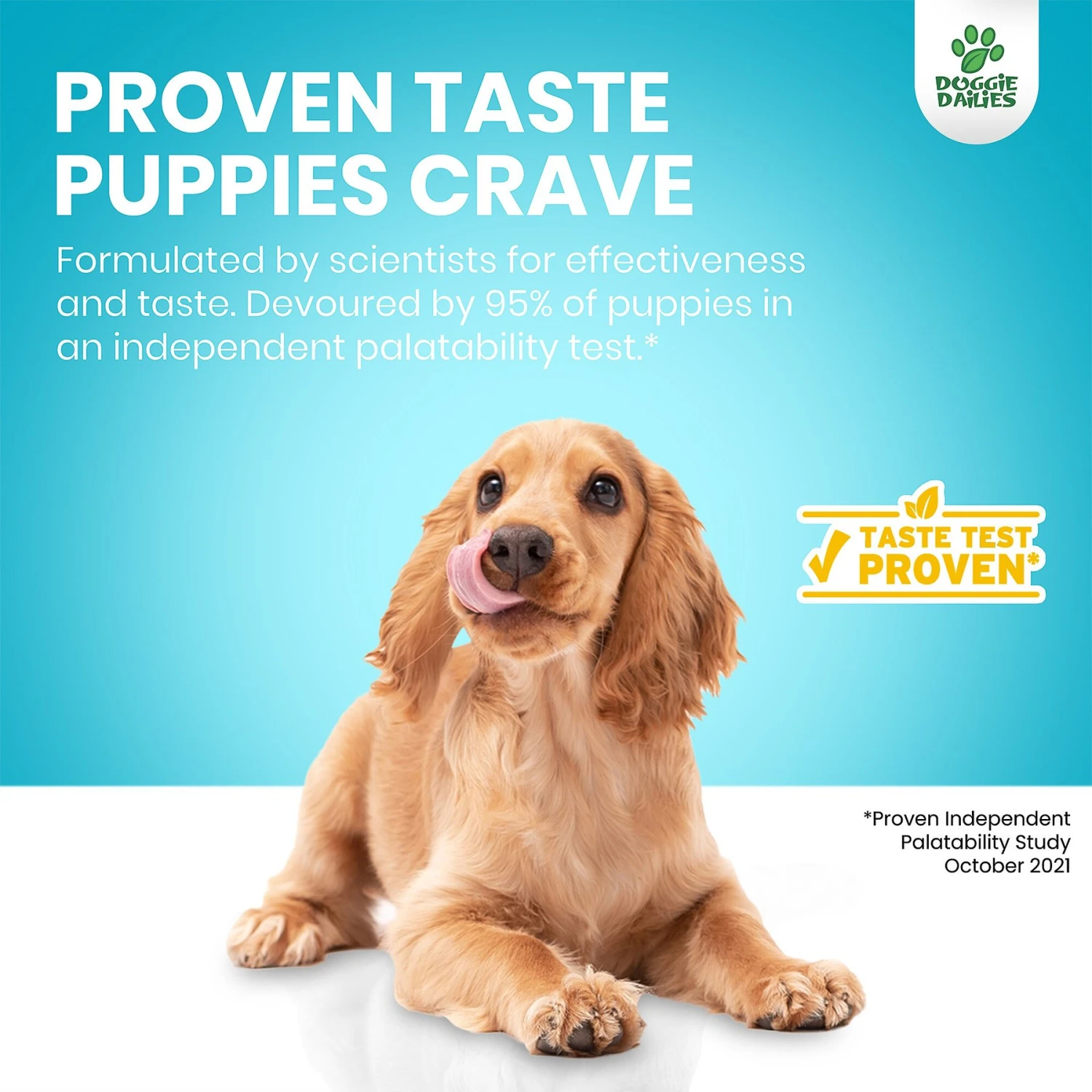 Doggie Dailies Cognitive Puppy Chews Vitamins With DHA, Selenium, Organic Ashwagandha & Antioxidants To Support Brain Health, Nervous System Function & Promote Calmness 5 Doggie Dailies Cognitive Puppy Chews Vitamins With DHA, Selenium, Organic Ashwagandha & Antioxidants To Support Brain Health, Nervous System Function & Promote Calmness - Image 5