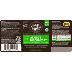 Earth Animal Natural Remedies Aches & Discomfort Liquid Homeopathic Joint Supplement For Dogs & Cats, 2-oz Bottle -Pet Wellness 356242 PT2. AC SS1800 V1646872354