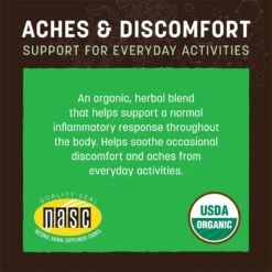 Earth Animal Natural Remedies Aches & Discomfort Liquid Homeopathic Joint Supplement For Dogs & Cats, 2-oz Bottle -Pet Wellness 356242 PT3. AC SS1800 V1646876577