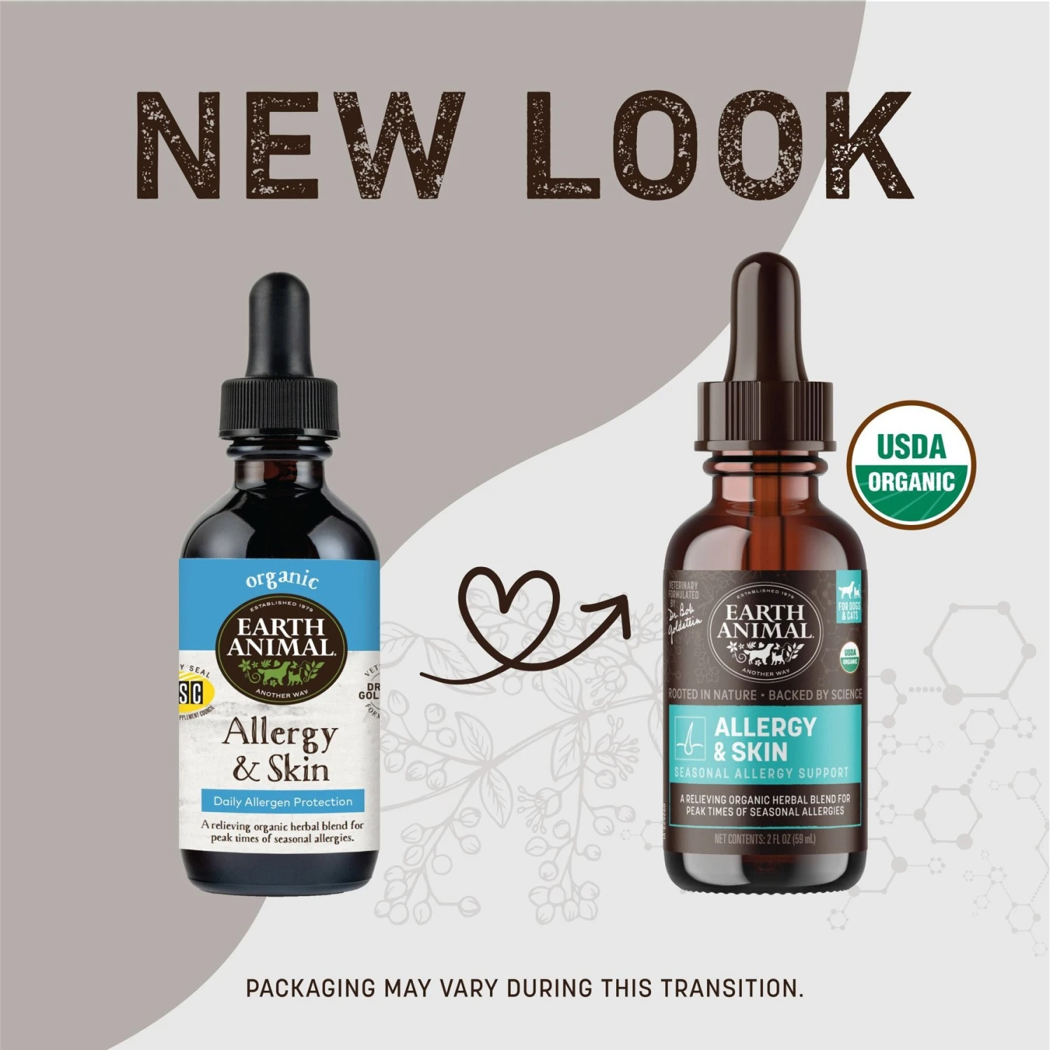 Earth Animal Natural Remedies Allergy & Skin Liquid Herbal Allergy Supplement For Dogs & Cats, 2-oz Bottle 2 Earth Animal Natural Remedies Allergy & Skin Liquid Herbal Allergy Supplement For Dogs & Cats, 2-oz Bottle - Image 2