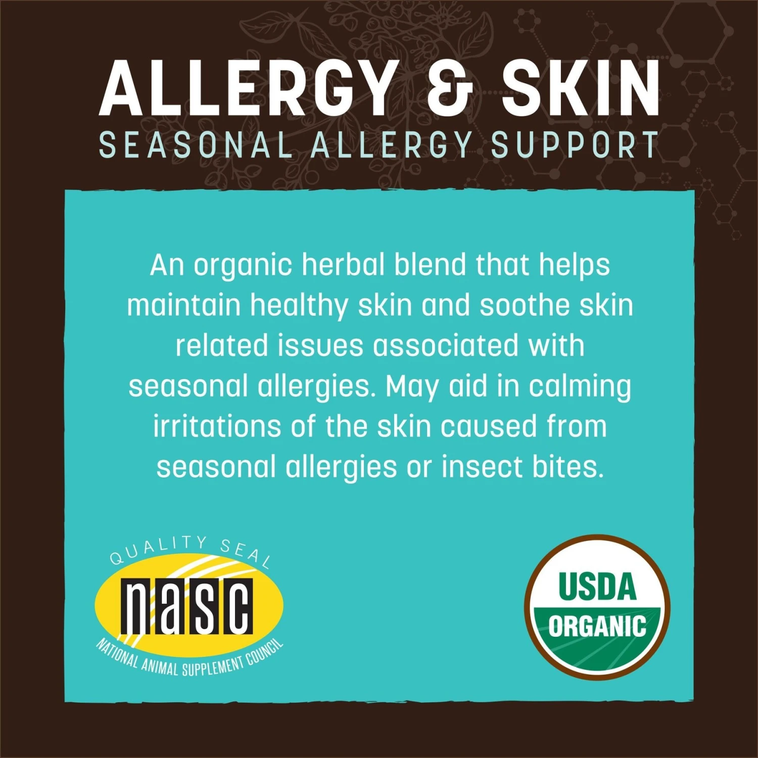 Earth Animal Natural Remedies Allergy & Skin Liquid Herbal Allergy Supplement For Dogs & Cats, 2-oz Bottle 4 Earth Animal Natural Remedies Allergy & Skin Liquid Herbal Allergy Supplement For Dogs & Cats, 2-oz Bottle - Image 4