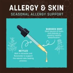 Earth Animal Natural Remedies Allergy & Skin Liquid Herbal Allergy Supplement For Dogs & Cats, 2-oz Bottle 9 Earth Animal Natural Remedies Allergy & Skin Liquid Herbal Allergy Supplement For Dogs & Cats, 2-oz Bottle -Pet Wellness 356244 PT4. AC SS1800 V1646871206