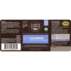 Earth Animal Natural Remedies Calmness Liquid Homeopathic Calming Supplement For Dogs & Cats, 2-oz Bottle 7 Earth Animal Natural Remedies Calmness Liquid Homeopathic Calming Supplement For Dogs & Cats, 2-oz Bottle -Pet Wellness 356246 PT2. AC SS1800 V1646869895
