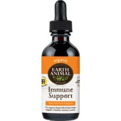 Earth Animal Natural Remedies Immune Support Liquid Homeopathic Immune Supplement For Dogs & Cats, 2-oz Bottle