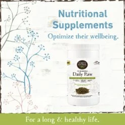 Earth Animal Daily Raw Powder Nutritional Dietary Vitamin & Mineral Raw Food Supplement For Dogs & Cats, 1-lb Container -Pet Wellness 356270 PT2. AC SS1800 V1646868853