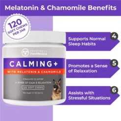 PawMedica Calming+ Soft Chew Calming Supplement For Dogs -Pet Wellness 356998 PT2. AC SS1800 V1643741815