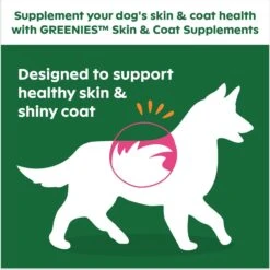 Greenies Skin & Coat Chicken Flavor Dog Soft Chews Food Supplement -Pet Wellness 357060 PT3. AC SS1800 V1688999813