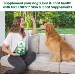 Greenies Skin & Coat Chicken Flavor Dog Soft Chews Food Supplement -Pet Wellness 357060 PT8. AC SS1800 V1688995207
