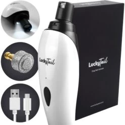 LuckyTail Nail Grinder Plastic Dog & Cat Grooming Tool