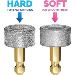 LuckyTail Quality Extra Grinding Heads Soft & Hard Steel Dog & Cat Grooming Tool -Pet Wellness 357070 PT2. AC SS1800 V1640877760