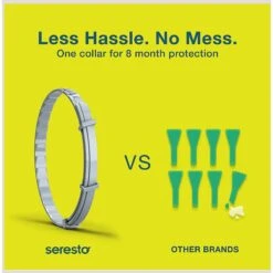 Seresto Flea & Tick Collar For Dogs, Up To 18 Lbs & Advantage Yard & Premise Spray -Pet Wellness 357285 PT4. AC SS1800 V1651669584