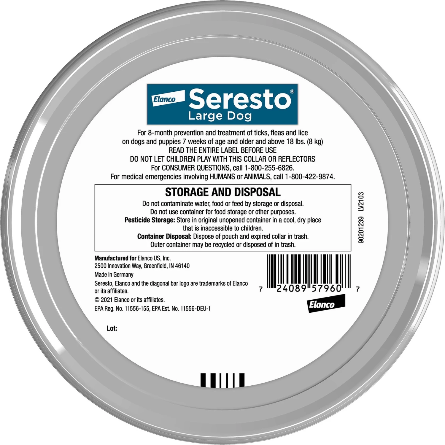 Seresto Flea & Tick Collar For Dogs, Over 18 Lbs & Advantage Yard & Premise Spray 3 Seresto Flea & Tick Collar For Dogs, Over 18 Lbs & Advantage Yard & Premise Spray - Image 3