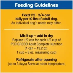 Pedigree Choice Cuts In Gravy Beef & Country Stew Adult Canned Wet Dog Food Variety Pack -Pet Wellness 361347 PT8. AC SS1800 V1665174931