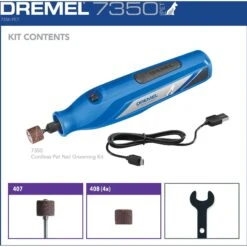 Dremel 7350-PT Cordless Dog & Cat Rotary Nail Grinder Kit -Pet Wellness 363799 PT4. AC SS1800 V1643152049