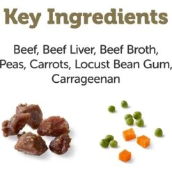 Applaws Taste Toppers Pot Beef, Liver & Peas Terrine Wet Dog Food Topper, 3.53-oz Can -Pet Wellness 364380 PT2. AC SS1800 V1643675213