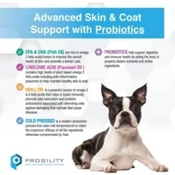 Nootie Progility Cheese Flavored Skin & Coat Cold Pressed Soft Chews With Icelandic Krill Oil For Adult Dogs, 90 Count -Pet Wellness 364413 PT4. AC SS1800 V1644918125