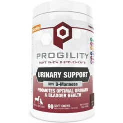 Nootie Progility Bacon Flavored Urinary Support Soft Chew For Adult Dogs, 90 Count