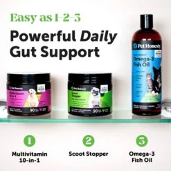 PetHonesty Scoot Stopper Chicken Flavored Soft Chews Digestive Dog Supplement, 90 Count -Pet Wellness 364512 PT6. AC SS1800 V1689362550