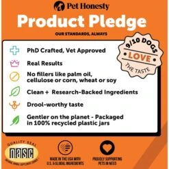 PetHonesty Joint Support+ Hickory Bacon Flavored Soft Chews Hip + Joint Dog Supplement, 90 Count 17 PetHonesty Joint Support+ Hickory Bacon Flavored Soft Chews Hip + Joint Dog Supplement, 90 Count -Pet Wellness 364514 PT8. AC SS1800 V1660138486