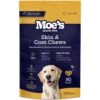Moe’s Healthy Pets Salmon Flavor Skin & Coat Bites Chews For Dogs, 90 Count