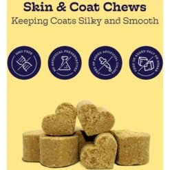 Moe’s Healthy Pets Salmon Flavor Skin & Coat Bites Chews For Dogs, 90 Count -Pet Wellness 365309 PT2. AC SS1800 V1657657338