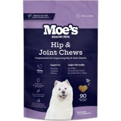 Moe’s Healthy Pets Chicken Flavor Movin & Groovin Bites Chews For Dogs, 90 Count