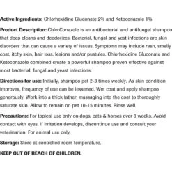 Vet Basics ChlorConazole Dog & Cat Shampoo -Pet Wellness 365320 PT2. AC SS1800 V1644903724