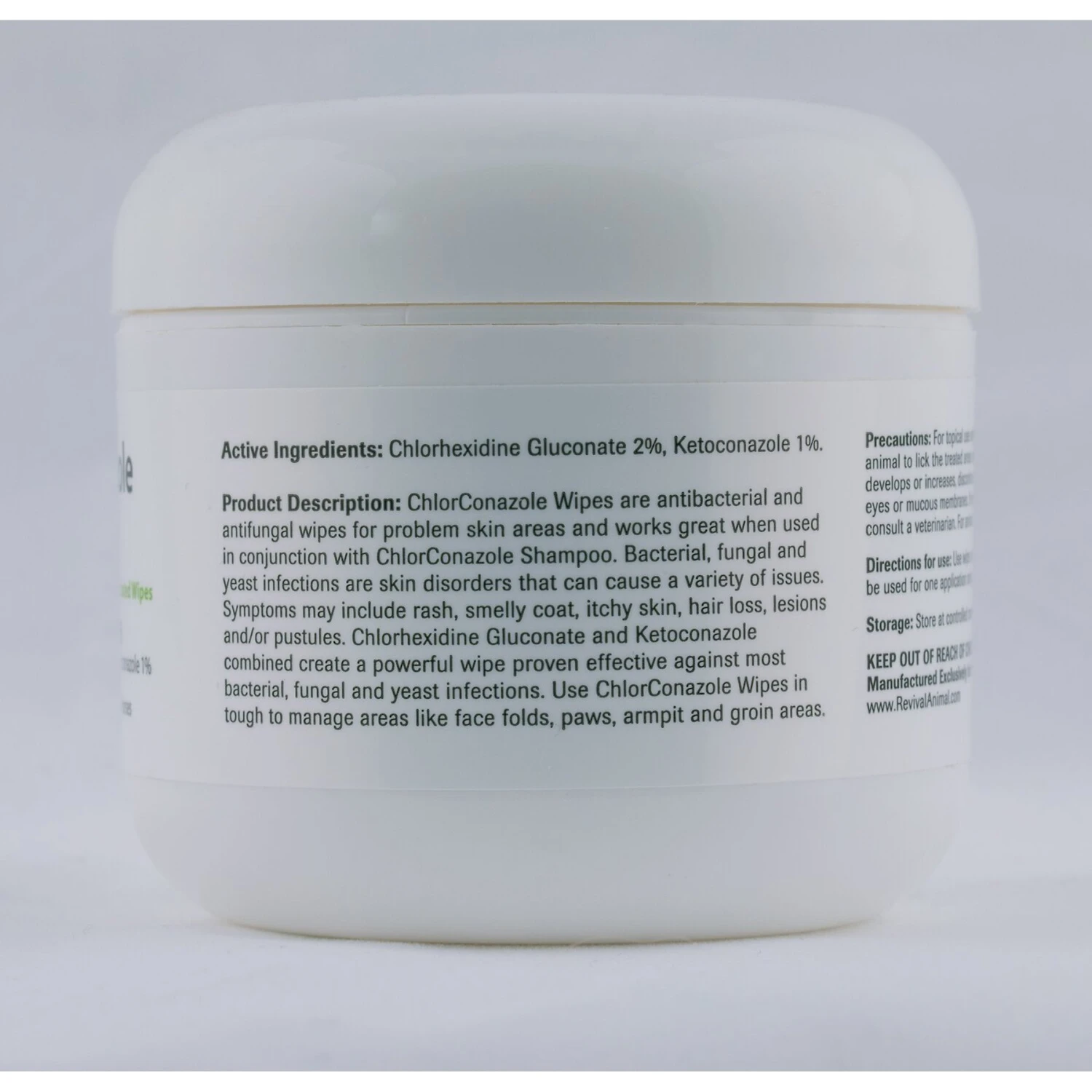 Vet Basics Chlorconazole Dog & Cat Wipes, 60 Count 2 Vet Basics Chlorconazole Dog & Cat Wipes, 60 Count - Image 2