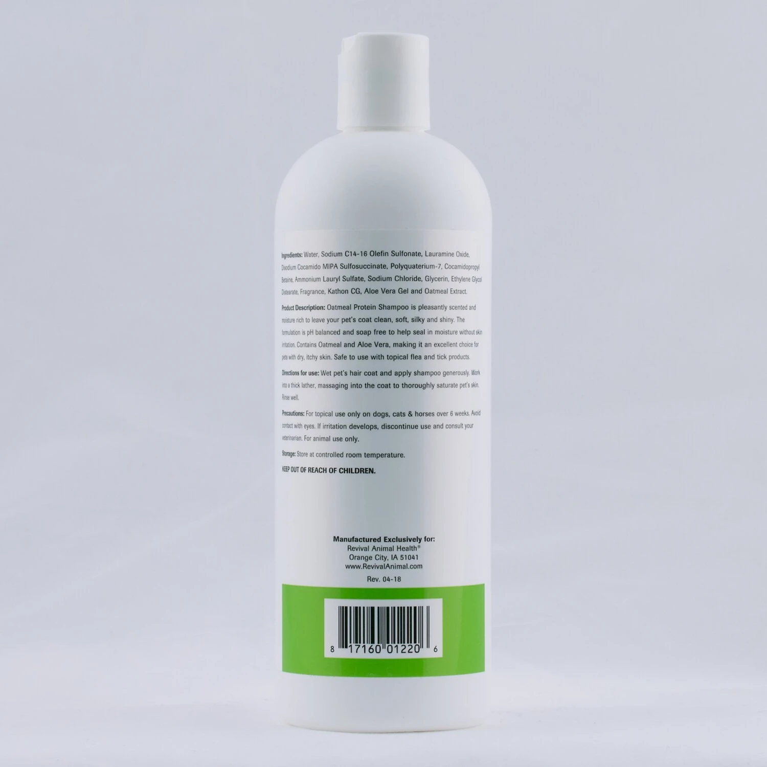 Vet Basics Oatmeal Protein Dog & Cat Shampoo, 16-oz Bottle 2 Vet Basics Oatmeal Protein Dog & Cat Shampoo, 16-oz Bottle - Image 2