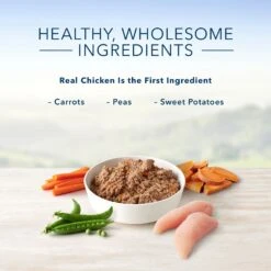 Zesty Paws Advanced Mobility Bites Chicken Flavored Soft Chews Glucosamine Hip & Joint Supplement For Senior Dogs & Blue Buffalo Homestyle Recipe Senior Chicken Dinner With Garden Vegetables Canned Dog Food -Pet Wellness 365441 PT3. AC SS1800 V1703799084