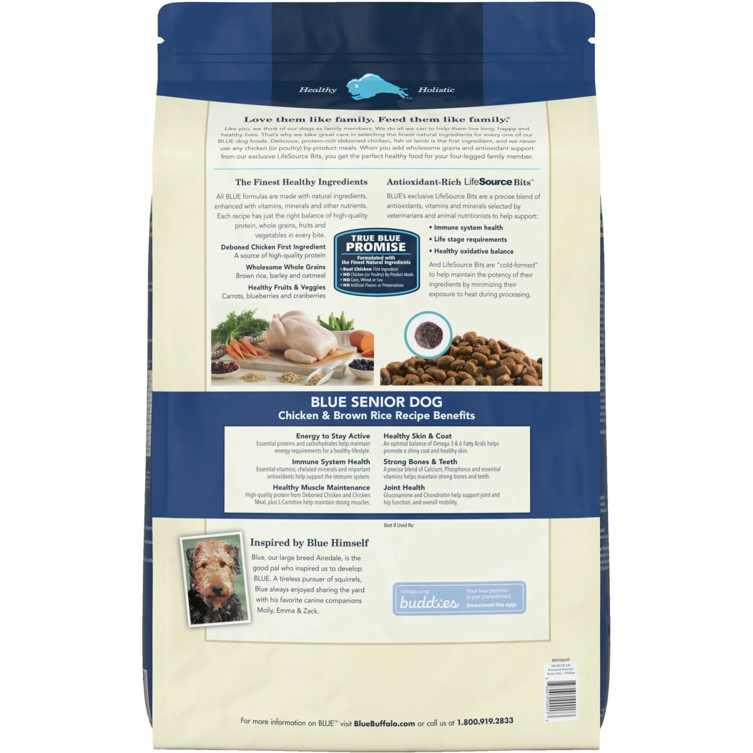 PetHonesty Duck Flavored Soft Chews Multivitamin For Senior Dogs & Blue Buffalo Life Protection Formula Senior Chicken & Brown Rice Recipe Dry Dog Food 3 PetHonesty Duck Flavored Soft Chews Multivitamin For Senior Dogs & Blue Buffalo Life Protection Formula Senior Chicken & Brown Rice Recipe Dry Dog Food - Image 3